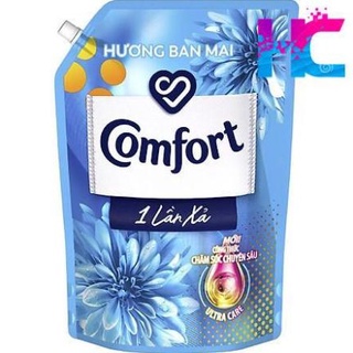 Túi Nước Xả Làm Mềm Vải Comfort Đậm Đặc Một Lần Xả Hương Ban Mai Túi 1.8L ( Mới )