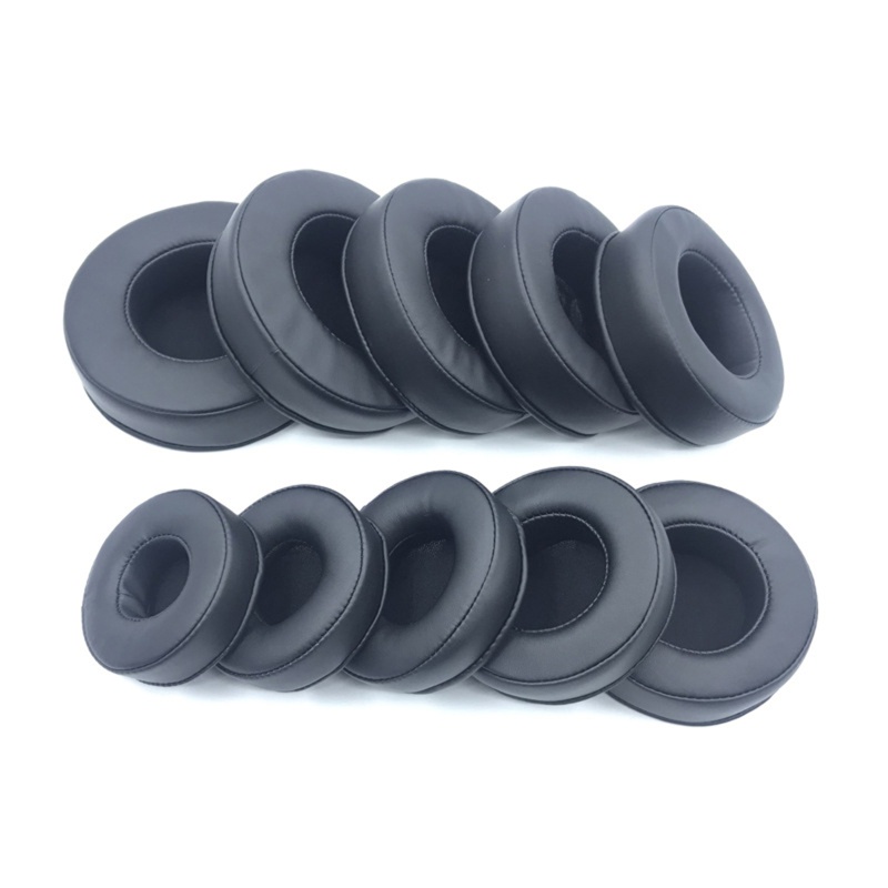 1 Cặp Đệm Tai Nghe Bằng Da PU 65mm-110mm Thông Dụng