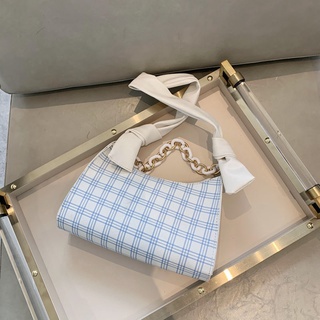 (FREE SHIPPING)  Shouder bag tote bag 2022Túi xách đeo vai họa tiết sọc caro đơn giản thời trang 2021 dành cho nữ