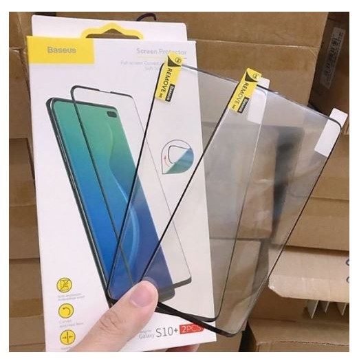 Bộ 2 miếng Dán dẻo Baseus Samsung S10/ S10 Plus