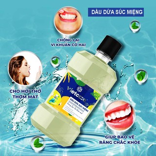 Dầu Dừa Tinh Khiết Ép Lạnh Organic Vietcoco Dùng Làm Đẹp Và Nấu Ăn : Chai 1 Lít - 500ML