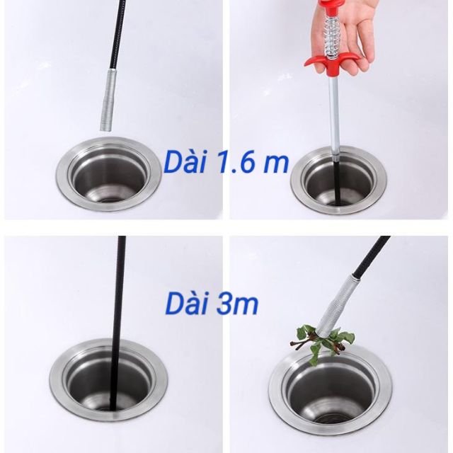 Dụng cụ gắp rác chuyên nghiệp cho đường ống cống và lavabo