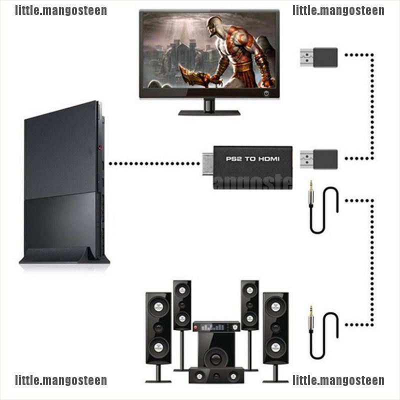 Cáp Chuyển Đổi Ps2 Sang Hdmi Av Với Đầu Ra Âm Thanh 3.5mm Cho Hdtv