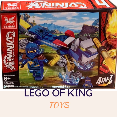 Đồ chơi Lắp Ráp Leg Ninjago Rồng Thần Robot Ninja cưỡi Sư tử