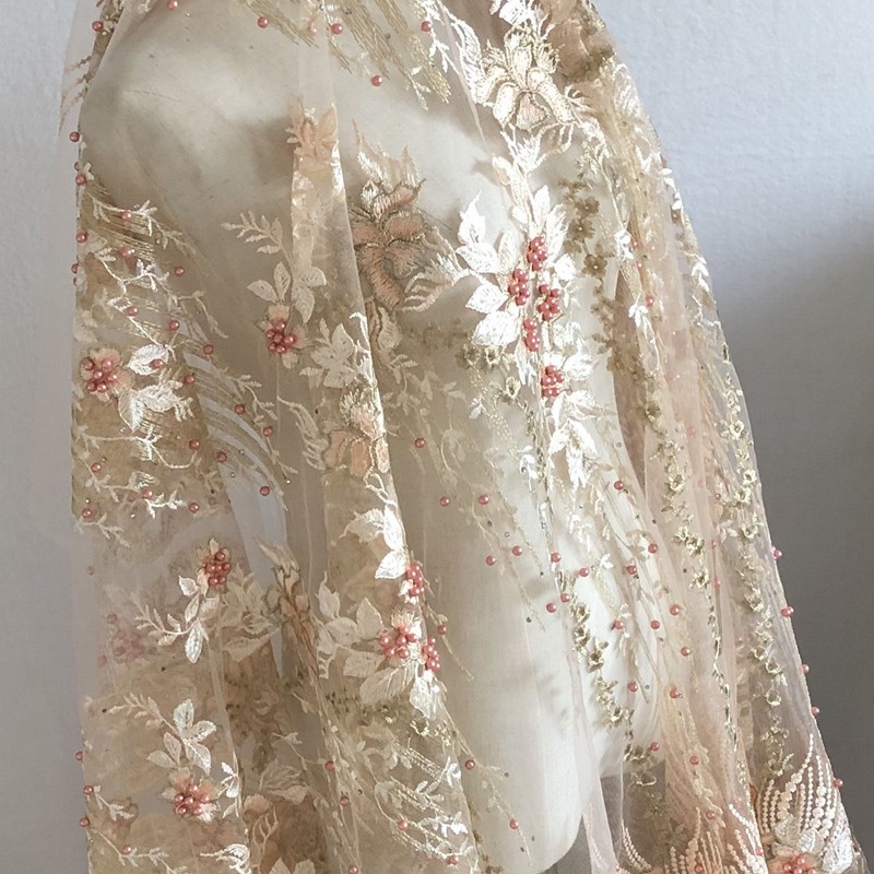 1 Miếng Vá Trang Trí Quần Áo Hình Hoa 3D Kích Thước 120 * 30CM