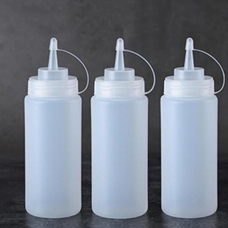 Bộ 3 chai nhựa đựng sốt 450ml Asam