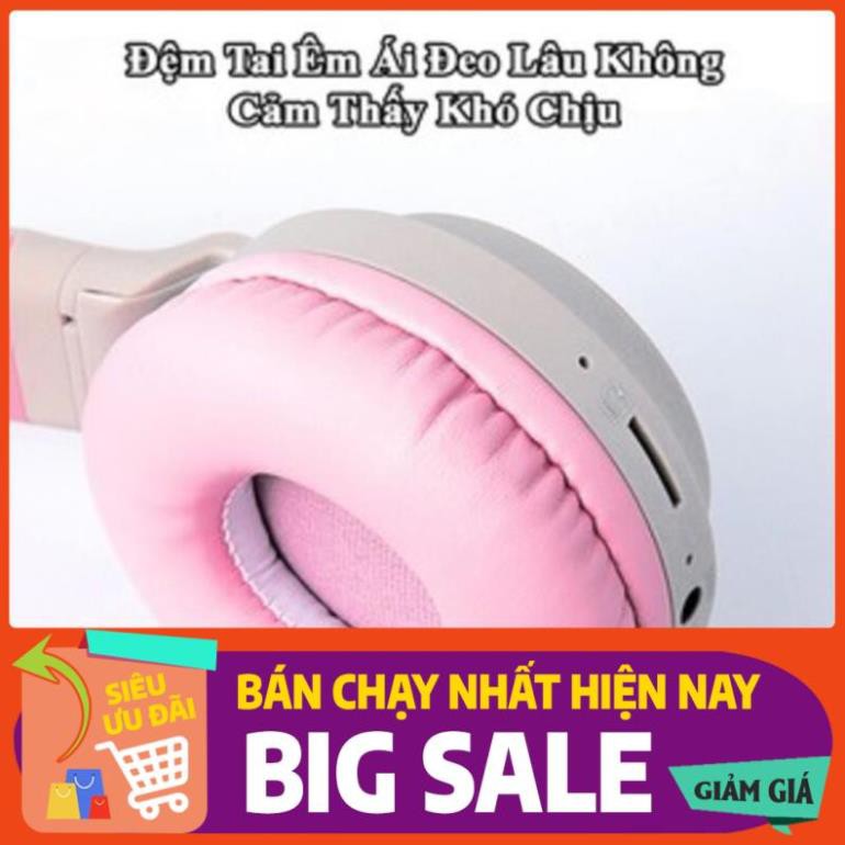 ♥️FREESHIP♥️ Tai Nghe Headphone Tai Mèo Bluetooth  Cute, Có Míc Đàm Thoại , Âm Thanh Cực Hay, Bảo Hành 12 Tháng | BigBuy360 - bigbuy360.vn