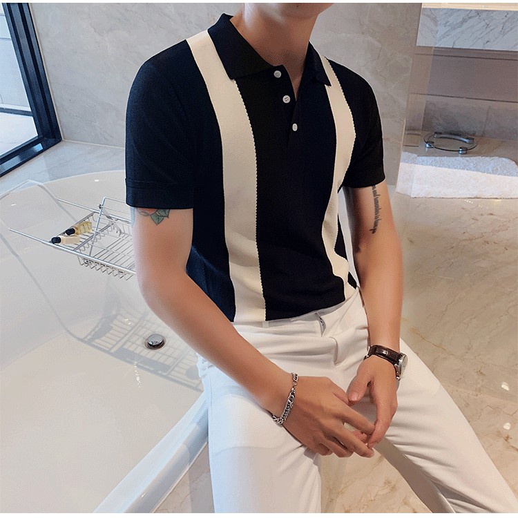 Áo polo, áo phông cổ bẻ PL08 vải lụa dệt kim cao cấp, thoáng mát mùa hè