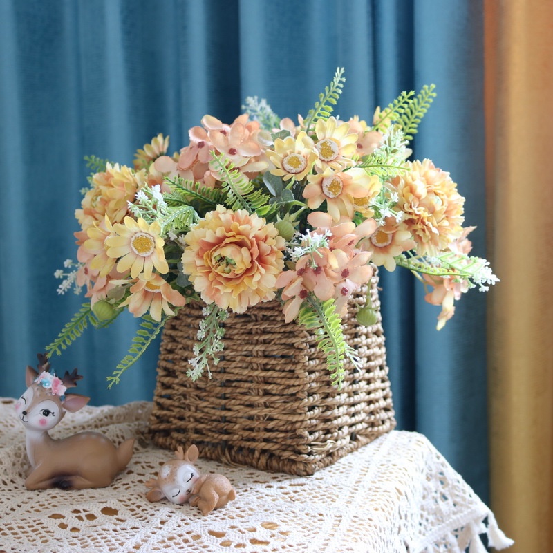 Bó Hoa Cẩm Chướng Nhân Tạo Bằng Lụa Phong Cách Châu Âu Lãng Mạn Trang Trí Phòng Ngủ / Tiệc Cưới / Sân Vườn