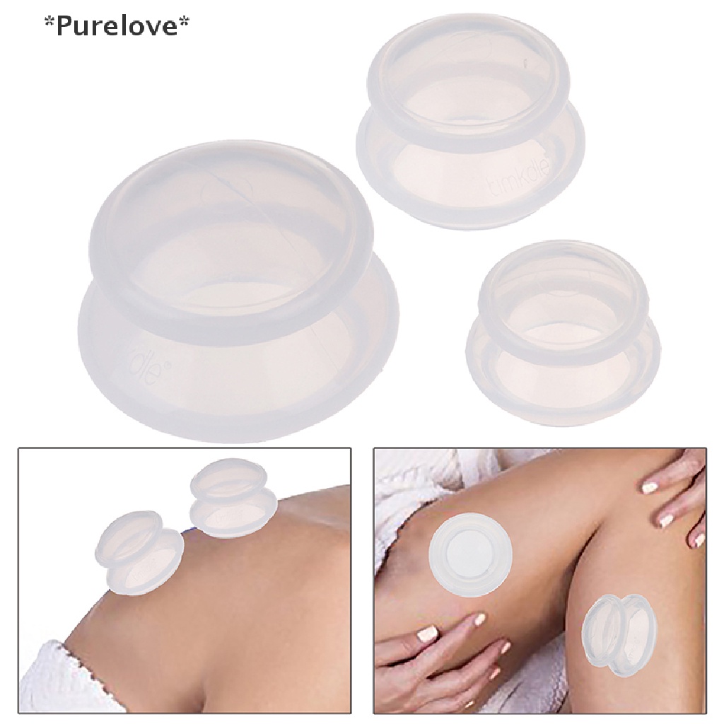 Bộ Cốc Giác Hơi Mát Xa Mặt Bằng Silicone Chống Cellulite