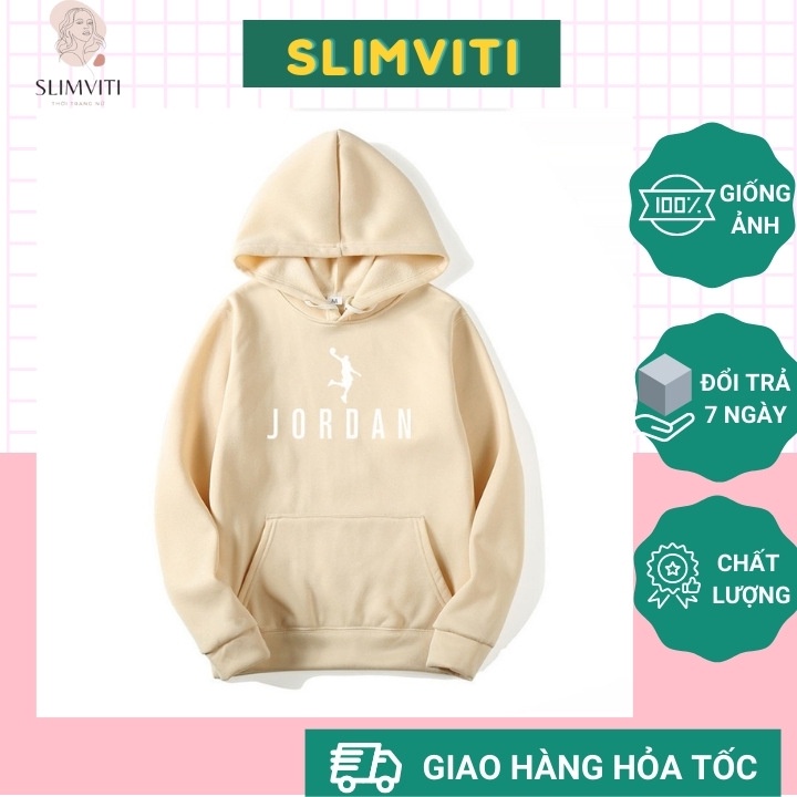 Áo hoodie nam nữ JORDAN form rộng dày có mũ local brand SLIMVITI | BigBuy360 - bigbuy360.vn