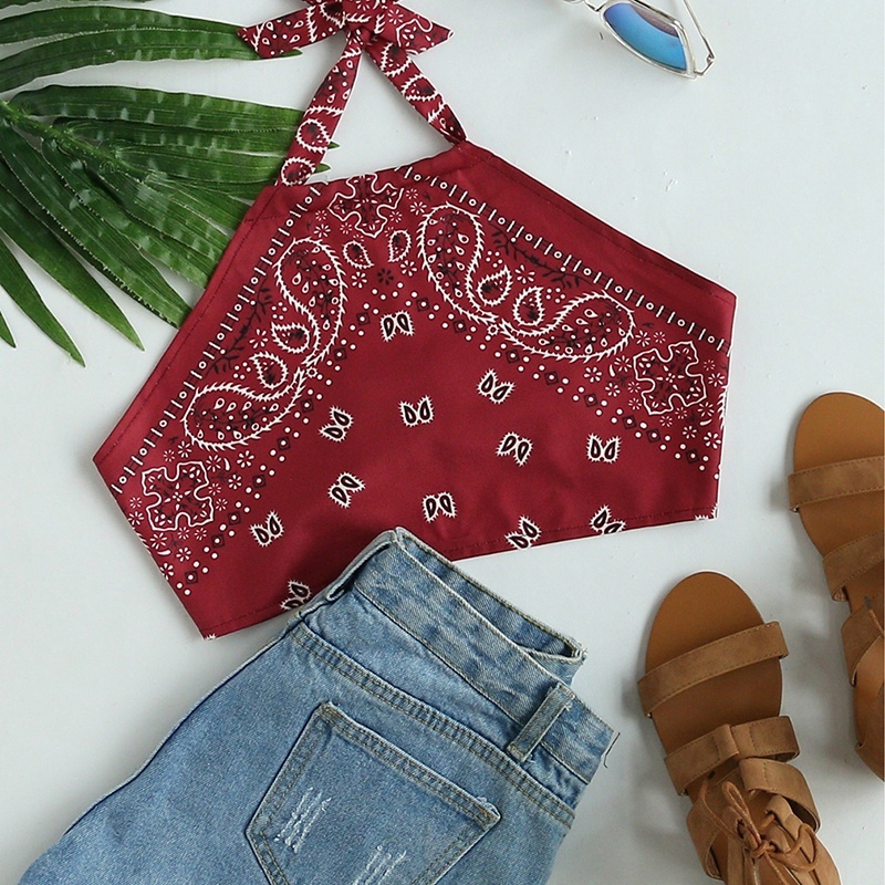 Áo yếm bằng chất liệu linen in họa tiết thời trang dành cho nữ | BigBuy360 - bigbuy360.vn