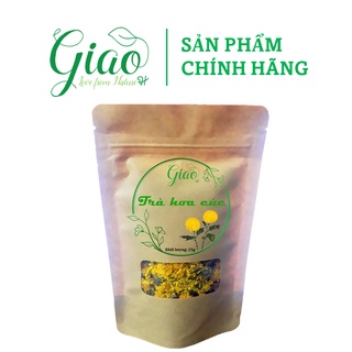 Trà hoa cúc chi sấy lạnh Giao, hoa cúc Tiến Vua Hưng Yên loại 1 cao cấp 25g
