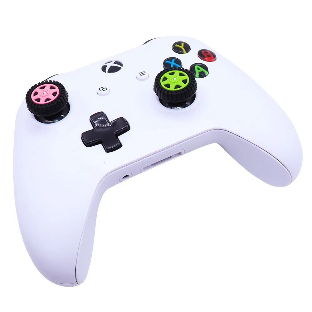 Lammcou PS5 Analog Ngón tay cái Grips Cần điều khiển Caps Cover tương thích với Phụ kiện Xbox của PlayStation 5 4