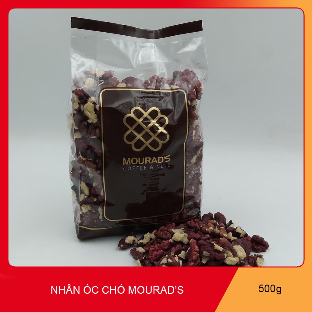 Nhân Hạt Óc Chó Đỏ Moudrad Đã Tách Vỏ. Khối lượng 500gr.