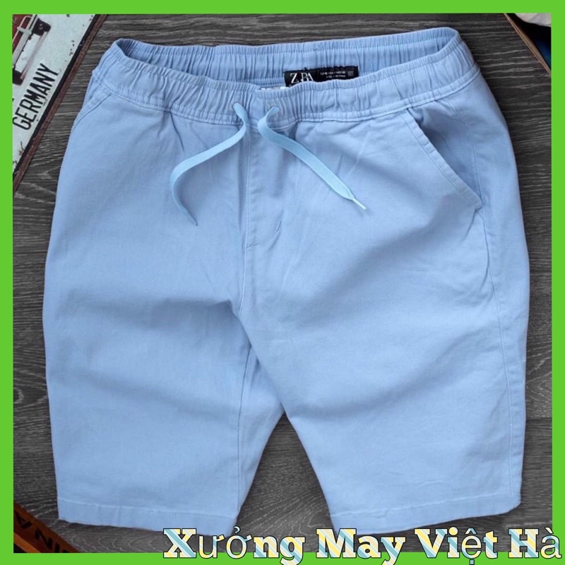 Quần Short Nam - Quần Ngố Short Chun Cao Cấp - Chất Vải Kaki Mềm Mát Chất Vải Dày Phong Cách Trẻ