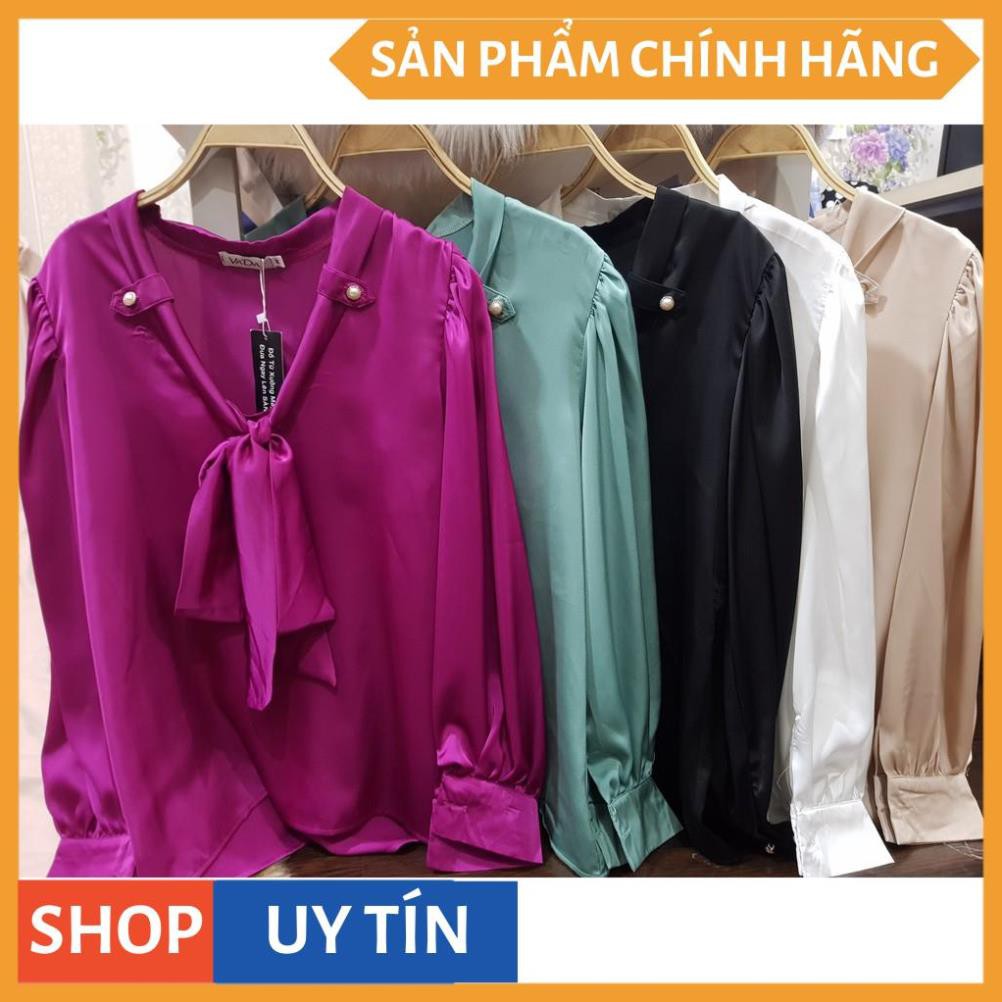 Áo sơ mi lụa cao cấp MẪU MỚI NHẤT 2020 phong cách Hàn Quốc, mua ở các shop lớn là trên 250k, thời trang VADA -SM 0001 | BigBuy360 - bigbuy360.vn