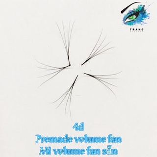 4D 0.07 - Mi Volume fan sẵn 0,07 4d ( fan sẵn hộp 500 fan ) Lông mi giả dùng trong Nối mi - dạng làm sẵn