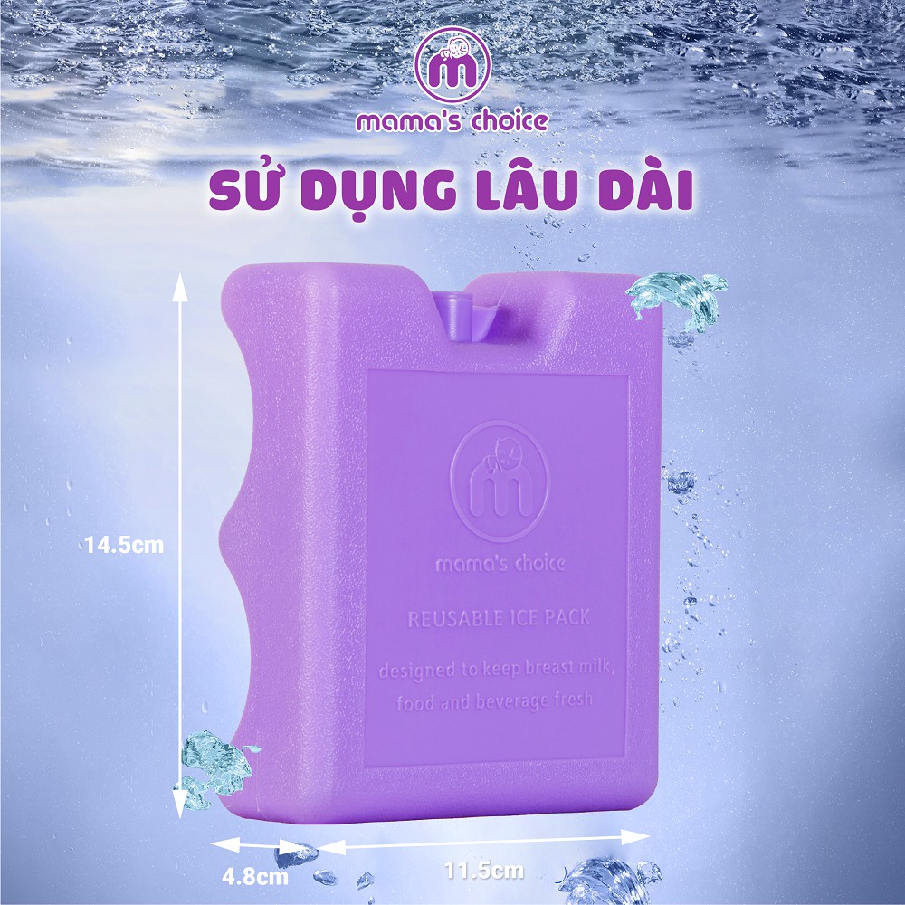 Đá Khô Bảo Quản Sữa Mẹ Mama's Choice Gel Giữ Lạnh Cao Cấp Thời Gian Bảo Quản Lên Đến 14 Giờ