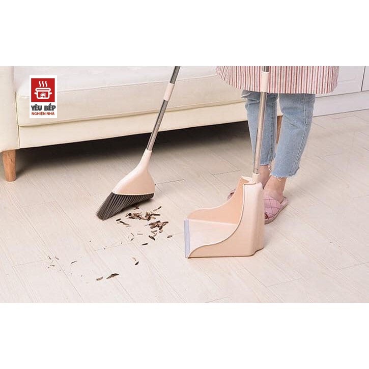 Bộ Chổi Quét Nhà Kèm Hốt Rác 2 Trong 1 Tiện Lợi INOCHI CK03 Bền đẹp, Dọn Vệ Sinh Gia Đình, Văn Phòng Tiện dụng.