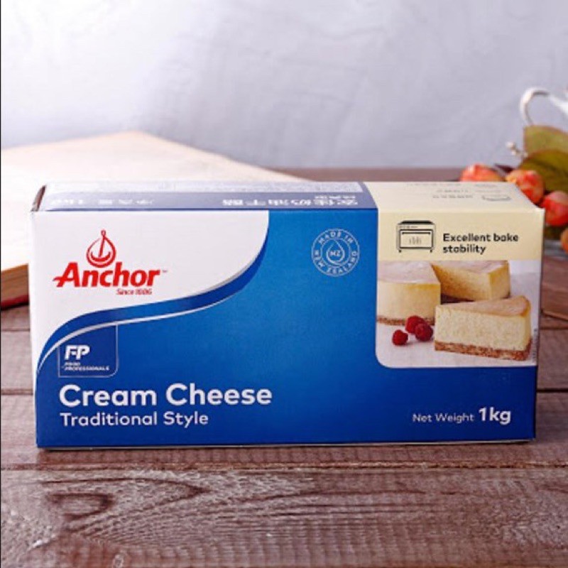 Kem phô mai Cream Cheese Anchor 1kg