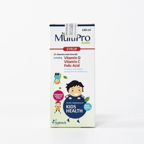 [GIÁ GỐC] Multipro Junior  – Bổ sung 17 loại vitamin cho bé -  120ml