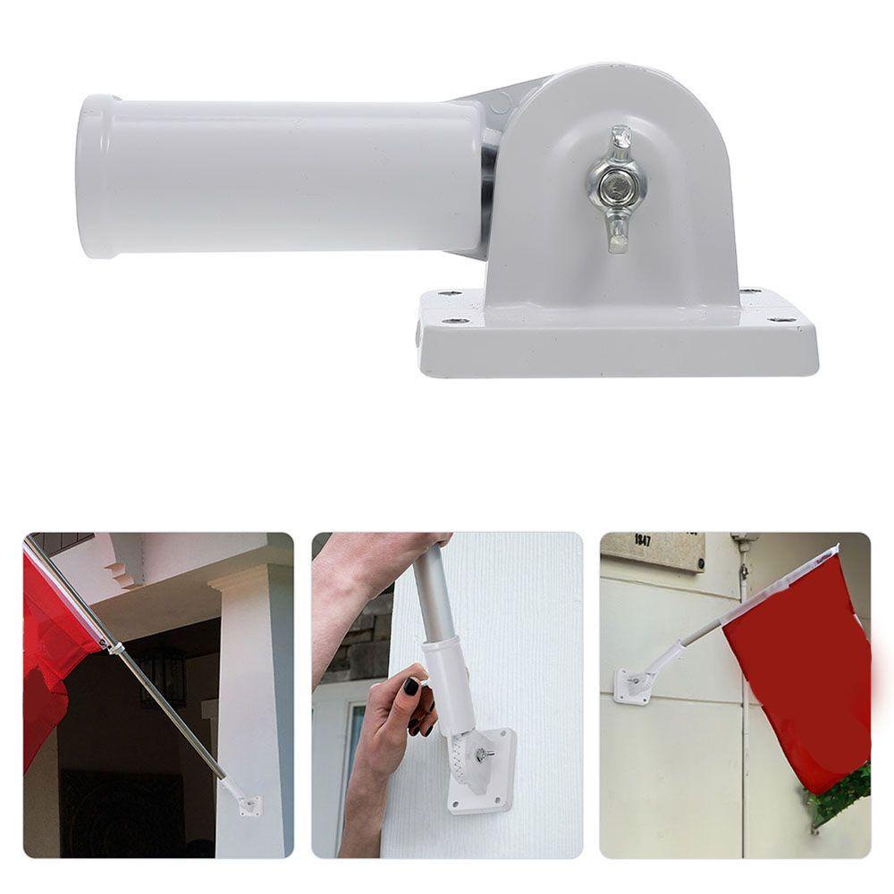 Giá Đỡ Cột Cờ Bằng Sắt Phủ Nhôm Phủ Điều Chỉnh Được Tiện Lợi