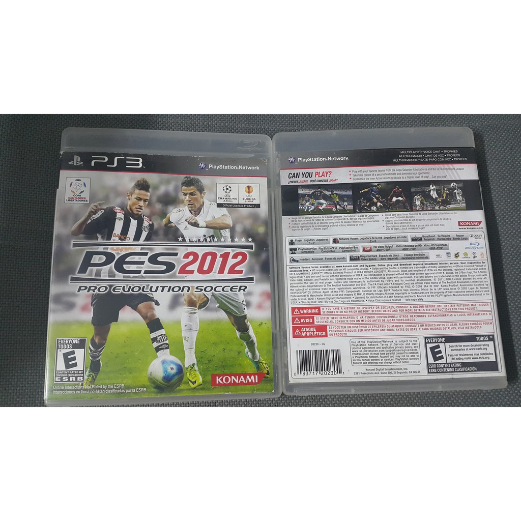 Đĩa game PS3 PES 2012 hộp đầy đủ