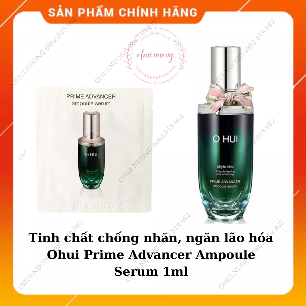 Gói Tinh chất Ohui Prime Advancer Serum 1ml_chống lão hóa,xóa mờ nét nhăn_OHUINUONG