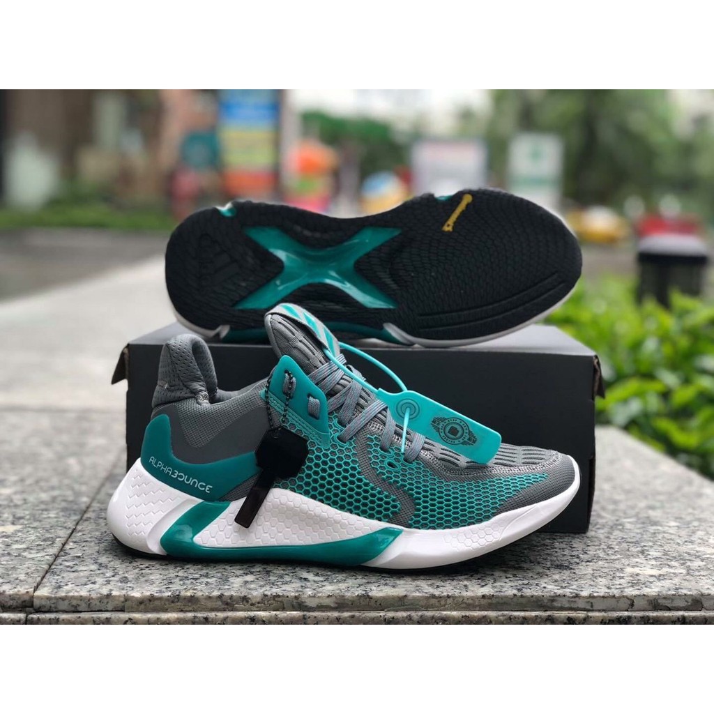 [Adidas giày]giày Nam Adidas Alphabounce instinct 2020 Full box - Xám xanh ?