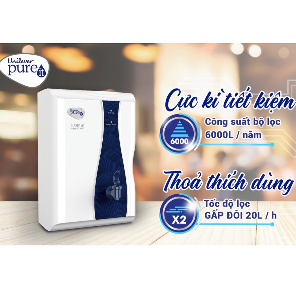 Máy Lọc Nước Unilever Pureit Casa Classic RO + MF thể hệ X2