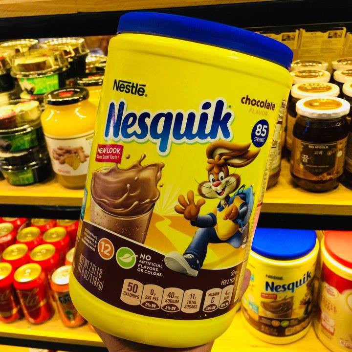 Sữa bột chocolate Nestle Nesquik 1.19kg Của Mỹ