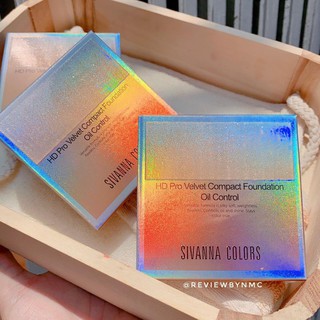 [Auth Thái] Phấn Phủ Kiềm Dầu Tông Da Sivanna HD Pro Velvet Oil Control HF2015 No.2 - Phấn Phủ Kiềm Dầu Dạng Nén Sivanna
