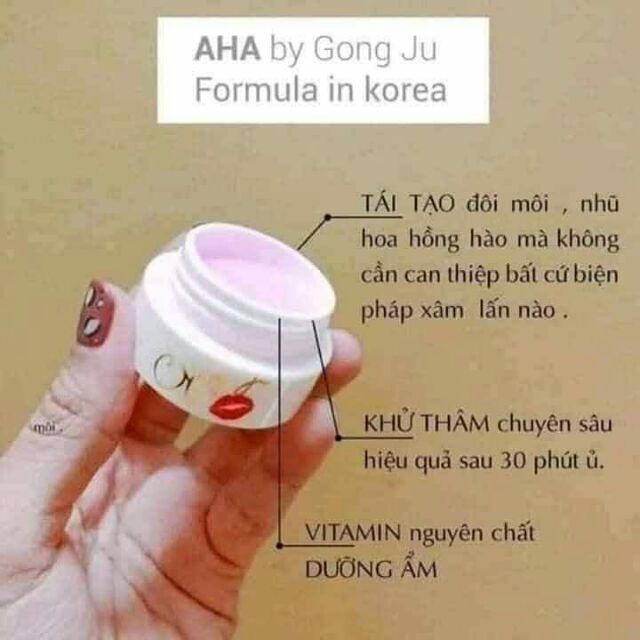 Son ủ môi gong ju