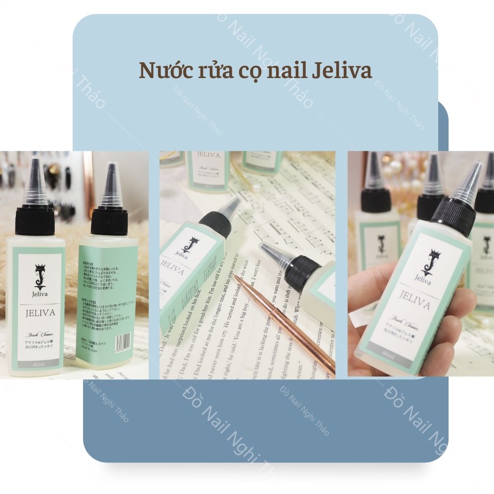 [Mã 254FMCGSALE giảm 8% đơn 500K] Nước rửa cọ nail Jeliva