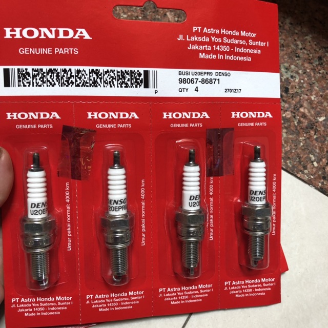 Bugi theo xe Honda 55k đến 100k