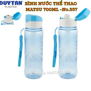 { Tổng kho giá rẻ }Bình nước nhựa duy tân thể thao Matsu 700ml -No.557