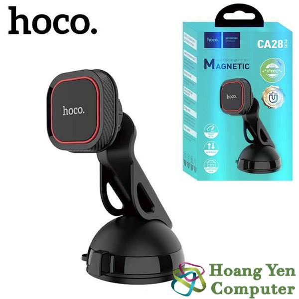 Đế Hít Điện Thoại Nam Châm Cực Mạnh Hoco CA28 Dùng Trên Ô Tô , Bàn Làm Việc, Toilet - BH 1 Năm