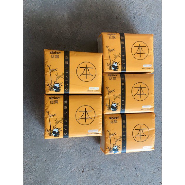 COMBO 5 GÓI GIẤY GẤU TRÚC [𝐅𝐑𝐄𝐄𝐒𝐇𝐈𝐏] SIÊU DAI CAO CẤP