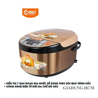 Nồi Cơm Điện Tử 1.8 Lít Comet CM8086N8