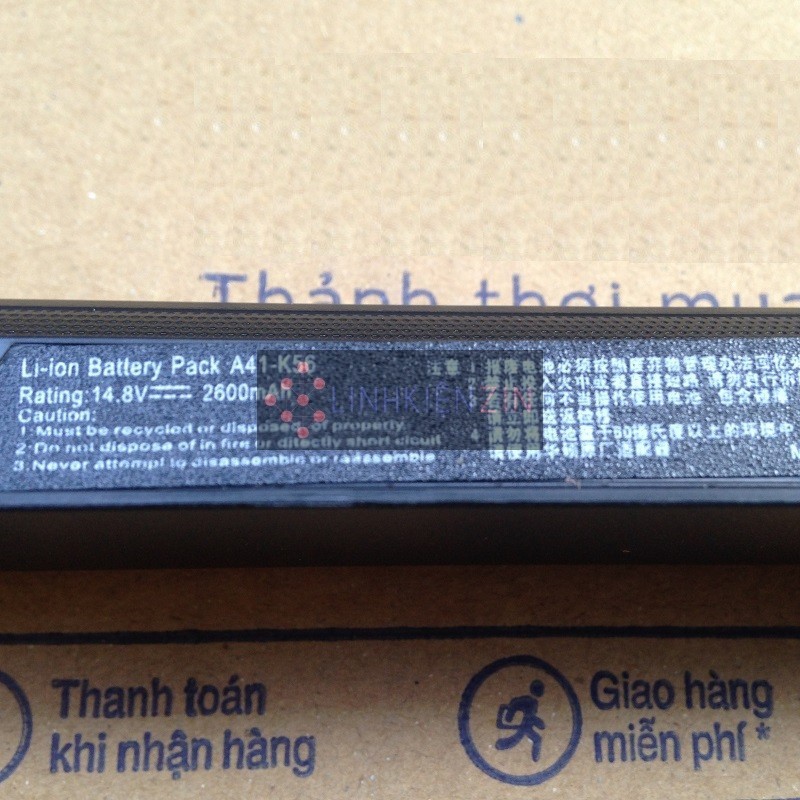Pin Laptop Asus K46 K46C K46CA K46CB K46CM bảo hành 12 tháng