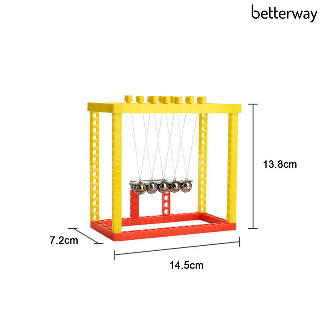 Bộ Đồ Chơi Bóng Cân Bằng Newton Bằng Nhựa Giáo Dục Sớm Cho Bé