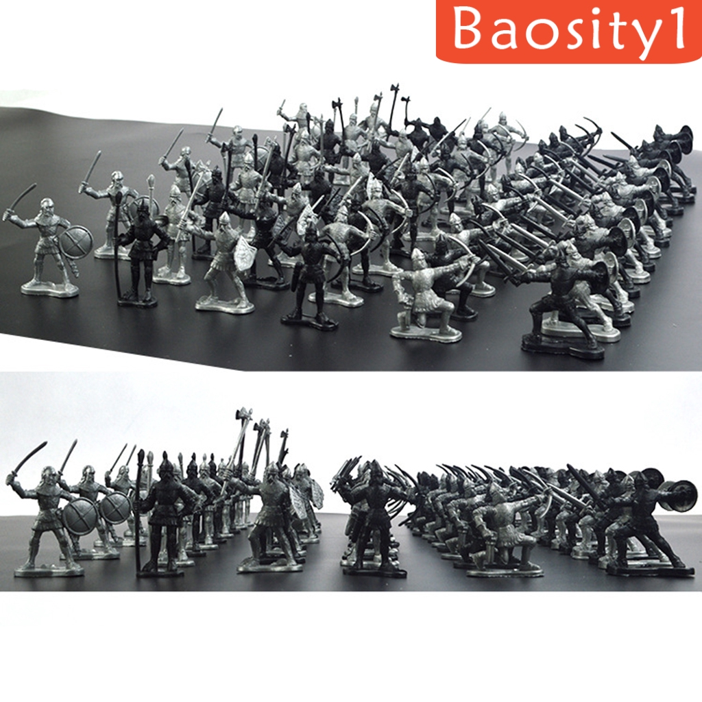 60 Đồ chơi mô hình nhân vật chiến binh trung cổ 1