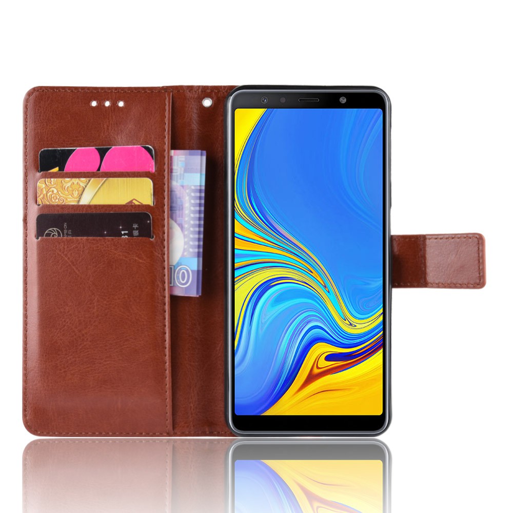Bao Da Điện Thoại Nắp Gập Cài Khóa Có Ngăn Đựng Thẻ Cho Samsung Galaxy A6 A8 Plus 2018 A3 A5 A7 2016 2017 | BigBuy360 - bigbuy360.vn