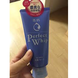 Sữa Rửa Mặt Tạo Bọt SENKA 120g Perfect Whip Facial Foam Wash Chuẩn Nhật Bản