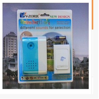 Chuông cửa không dây V-Zorr điều khiển từ xa,chỉnh âm lượng,có đèn FLASH