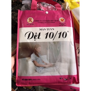 Màn Tuyn Dệt 10/10 Mẫu Mới loại 1m2, 1m6, 1m8