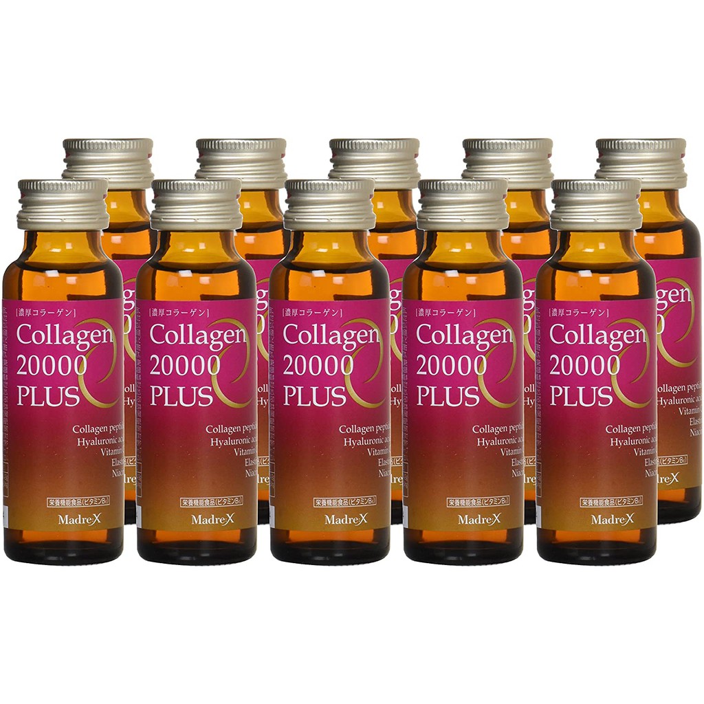 Collagen 20000 plus, Collagen peptides Số 1 Nhật Bản, hôp gồm 50ml x 10 chai | BigBuy360 - bigbuy360.vn