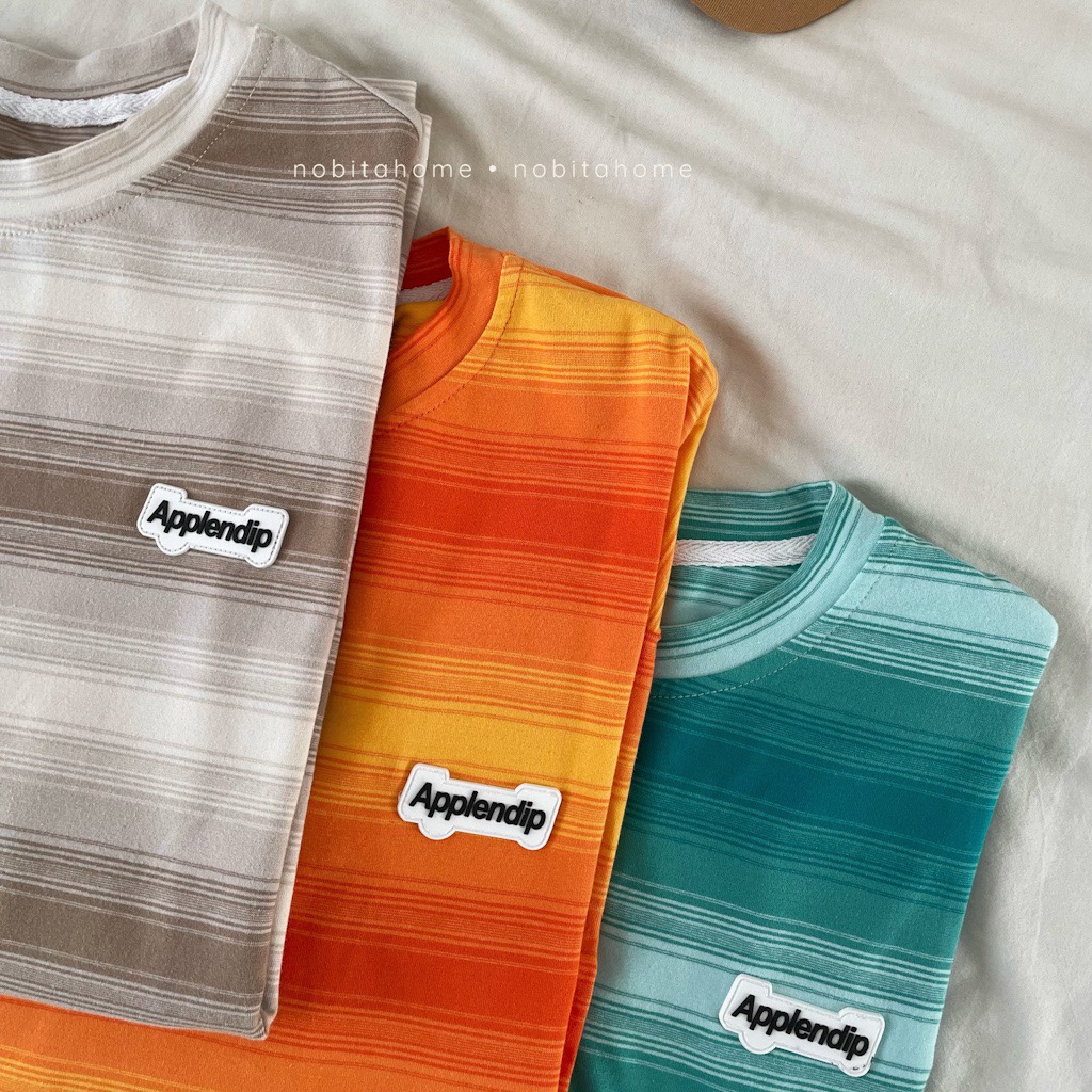 NOBITA HOME - ÁO THUN TAY DÀI KẺ SỌC