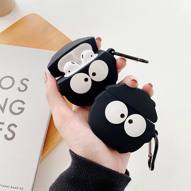 Case airpod - Vỏ bao đựng tại nghe airpod 1/ 2- airpod pro hình cục than chống va đập